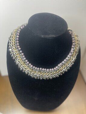 Braided Collar - Chainmail Necklace - Statement Necklace